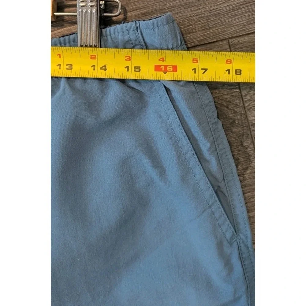 L.L.Bean Shorts Mens L Blue Supplex Nylon Swim Trunks Mesh Lined Quick Dry Beach